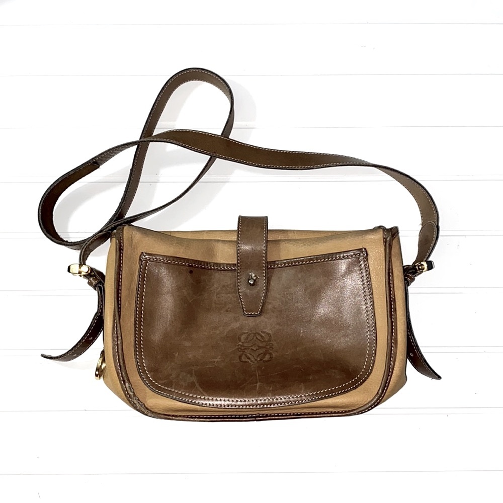 Loewe Vintage Crossbody Leather Bag